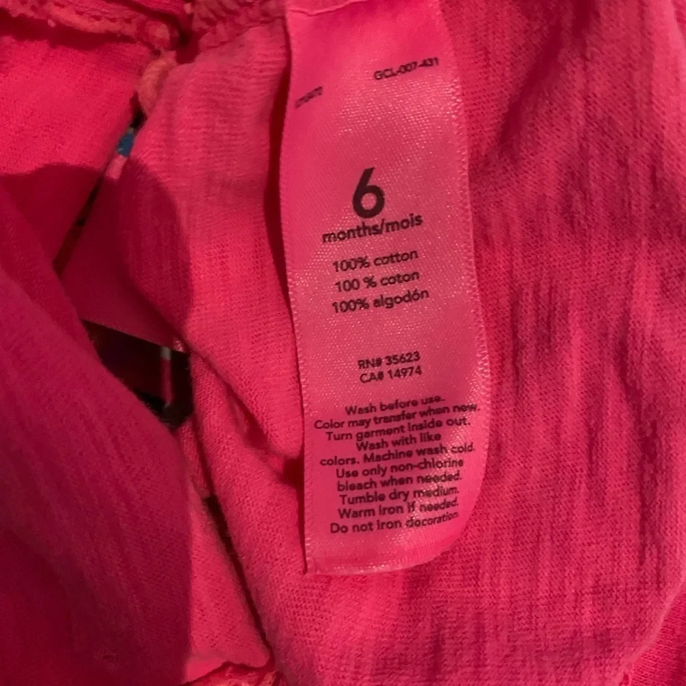 NWT Carter's floral dress with pink sweater set